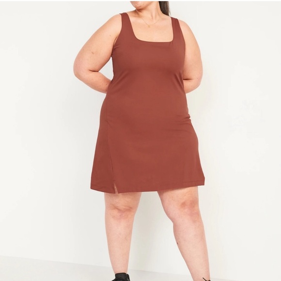 OLD NAVY PowerSoft Sleeveless Shelf-Bra Support Dress - Picture 1 of 3